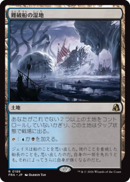 難破船の湿地
